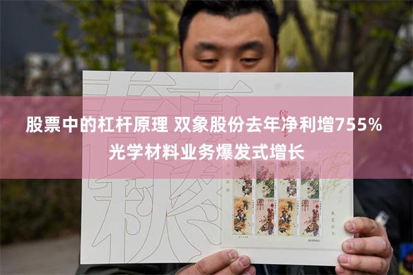 股票中的杠杆原理 双象股份去年净利增755% 光学材料业务爆发式增长