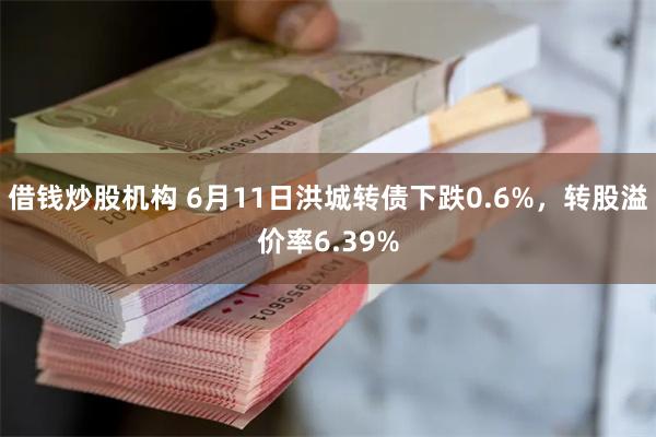 借钱炒股机构 6月11日洪城转债下跌0.6%，转股溢价率6.39%